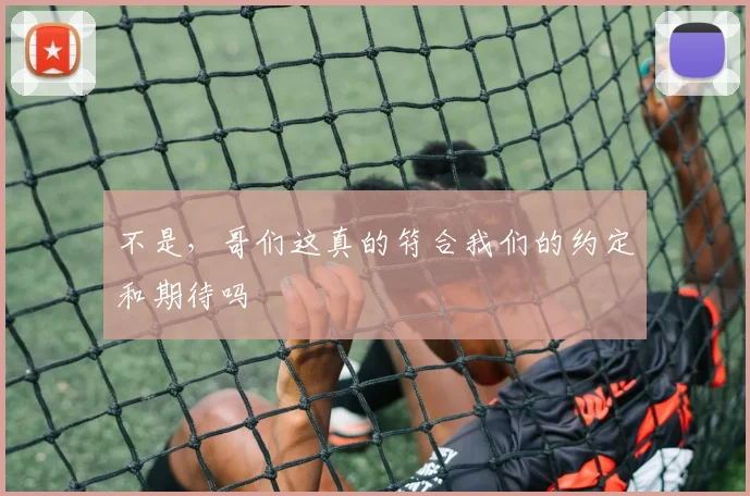 不是，哥们这真的符合我们的约定和期待吗